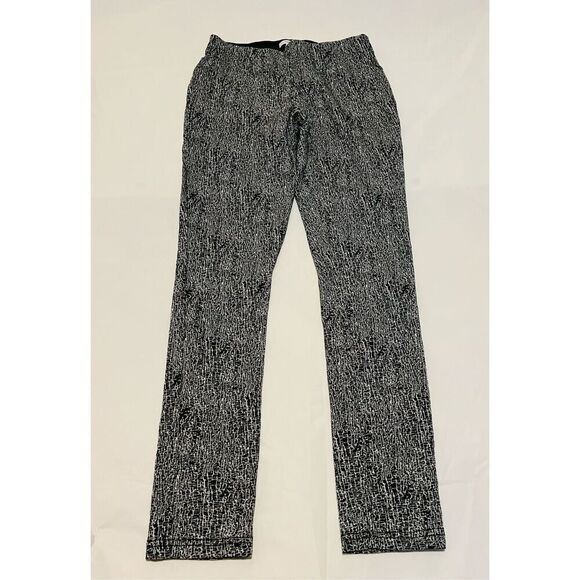 Calvin Klein pull-up stretch pants, black and white - Picture 1 of 5